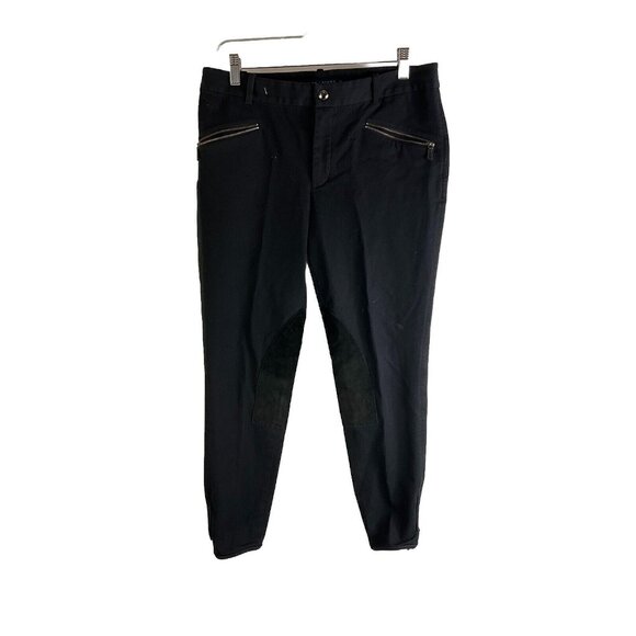 Vintage 90s Ralph Lauren Equestrian Horse Riding Breeches Pants Black
